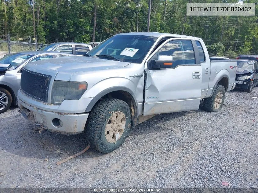 2013 Ford F-150 Fx4 VIN: 1FTFW1ET7DFB20432 Lot: 39988237