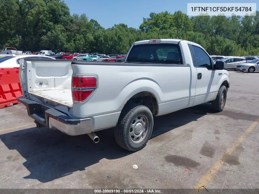 2013 Ford F-150 Xl VIN: 1FTNF1CF5DKF54784 Lot: 39989190