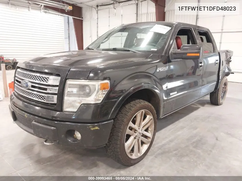 1FTFW1ET1DFD48023 2013 Ford F-150 Limited