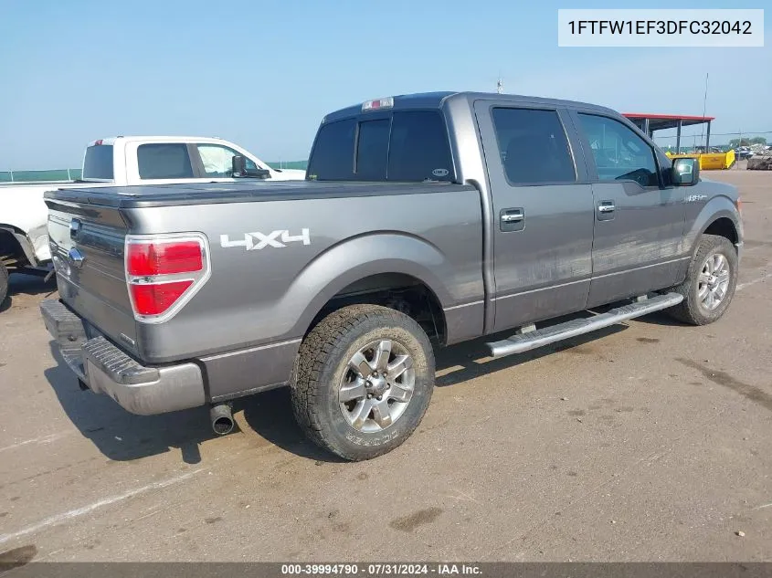 2013 Ford F-150 Xlt VIN: 1FTFW1EF3DFC32042 Lot: 39994790