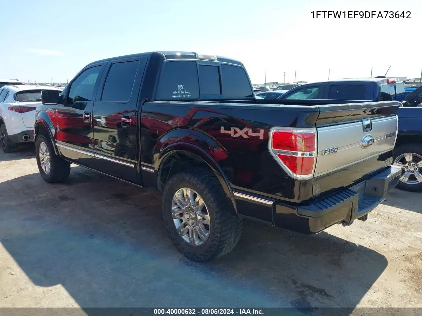 1FTFW1EF9DFA73642 2013 Ford F-150 Platinum