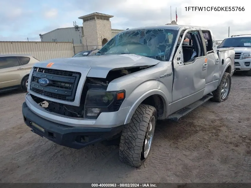 1FTFW1CF6DKE55766 2013 Ford F-150 Fx2