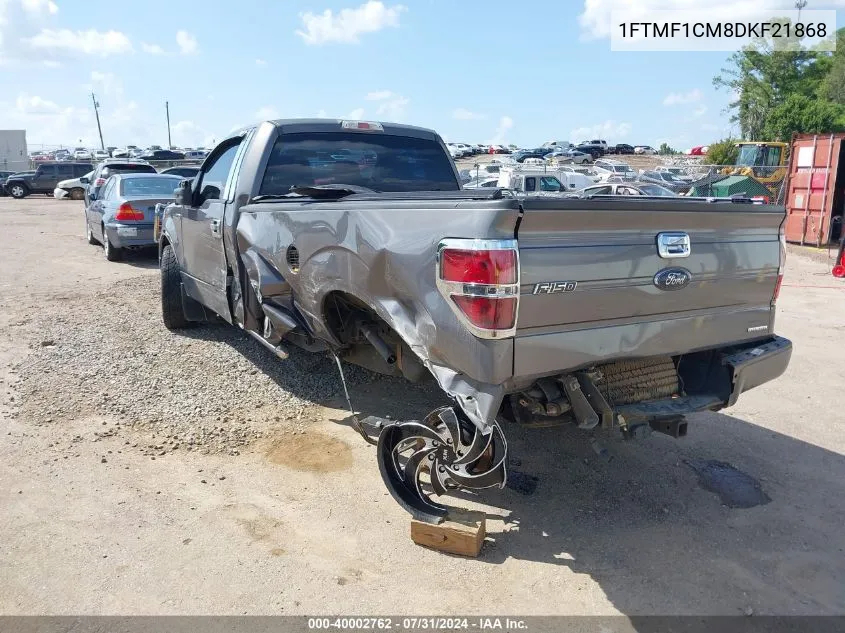 1FTMF1CM8DKF21868 2013 Ford F-150 Xl