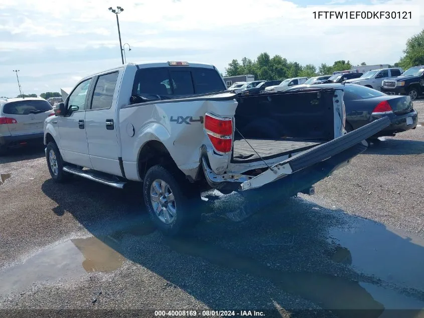 2013 Ford F-150 Xlt VIN: 1FTFW1EF0DKF30121 Lot: 40008169