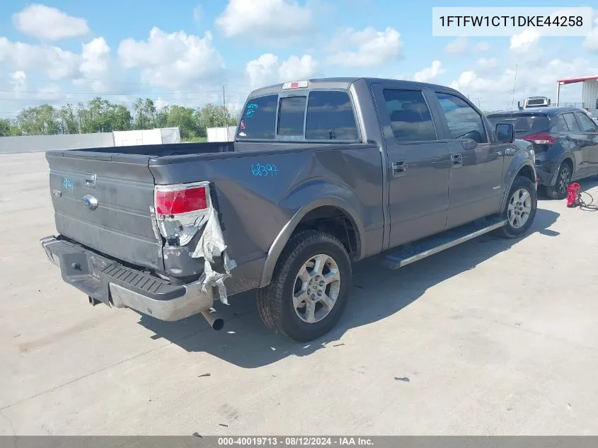 1FTFW1CT1DKE44258 2013 Ford F-150 Lariat