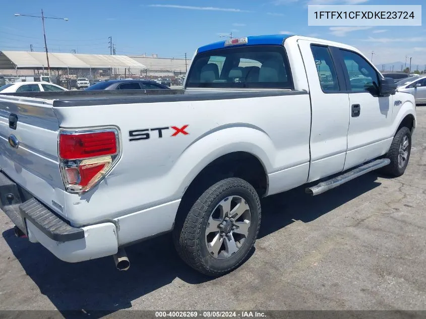 2013 Ford F-150 Stx VIN: 1FTFX1CFXDKE23724 Lot: 40026269