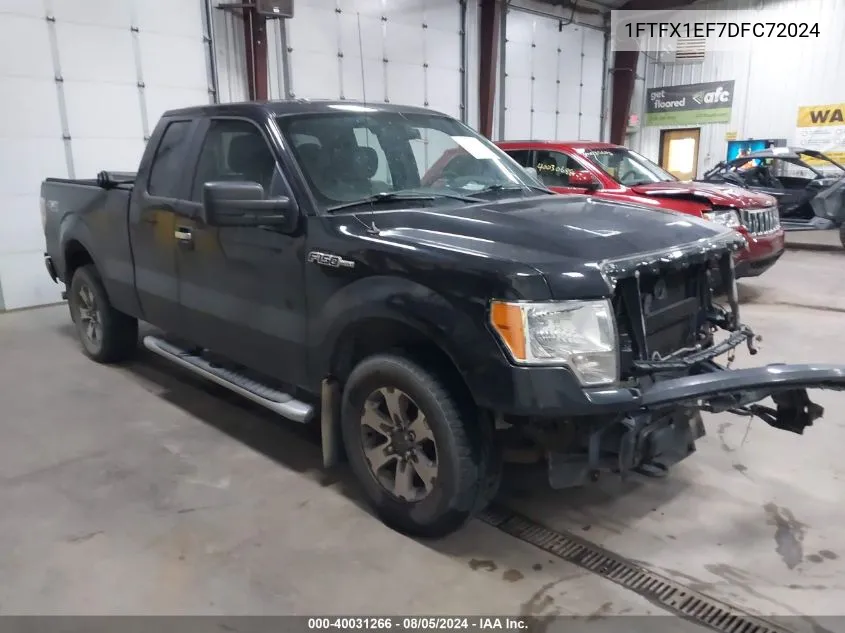 2013 Ford F-150 Stx VIN: 1FTFX1EF7DFC72024 Lot: 40031266