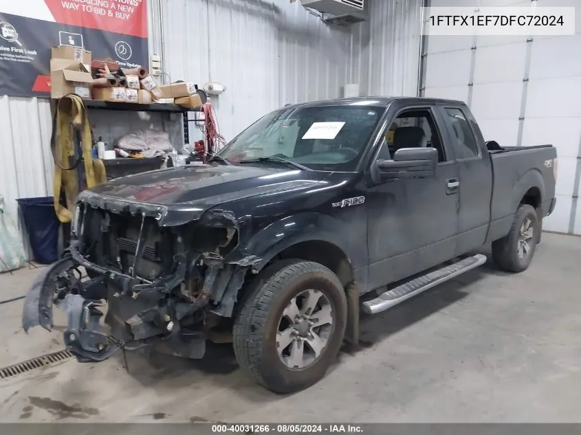 1FTFX1EF7DFC72024 2013 Ford F-150 Stx