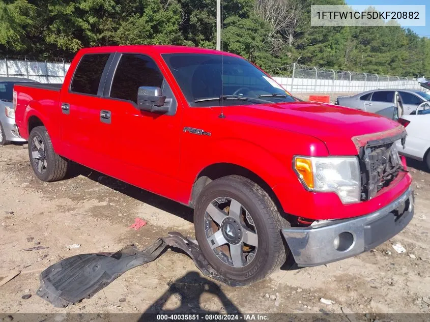 2013 Ford F-150 Xlt VIN: 1FTFW1CF5DKF20882 Lot: 40035851