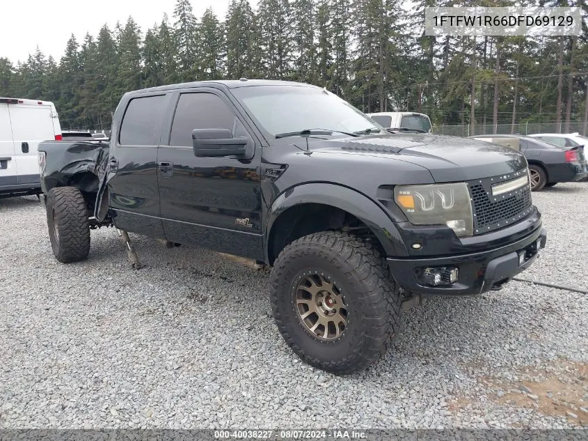 2013 Ford F-150 Svt Raptor VIN: 1FTFW1R66DFD69129 Lot: 40038227