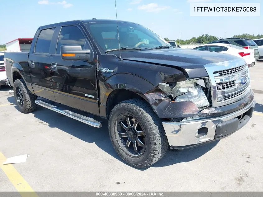 1FTFW1CT3DKE75088 2013 Ford F-150 Xlt