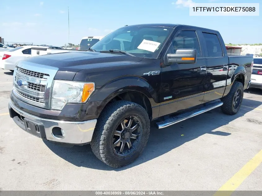 1FTFW1CT3DKE75088 2013 Ford F-150 Xlt