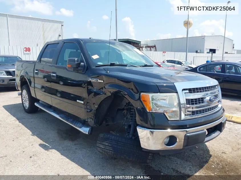 2013 Ford F-150 Xlt VIN: 1FTFW1CTXDKF25064 Lot: 40040956