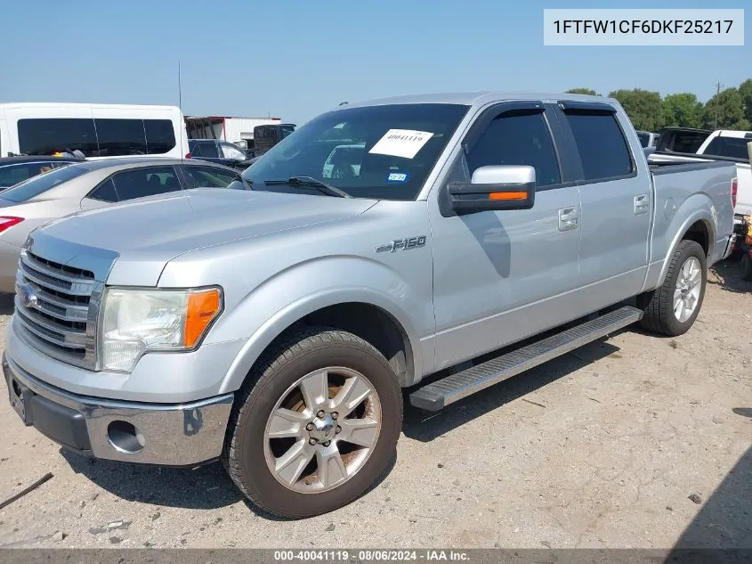 1FTFW1CF6DKF25217 2013 Ford F-150 Lariat