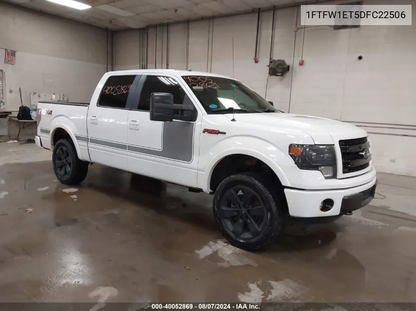 2013 Ford F-150 Fx4 VIN: 1FTFW1ET5DFC22506 Lot: 40052869