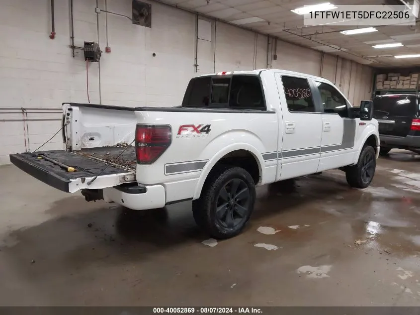 1FTFW1ET5DFC22506 2013 Ford F-150 Fx4