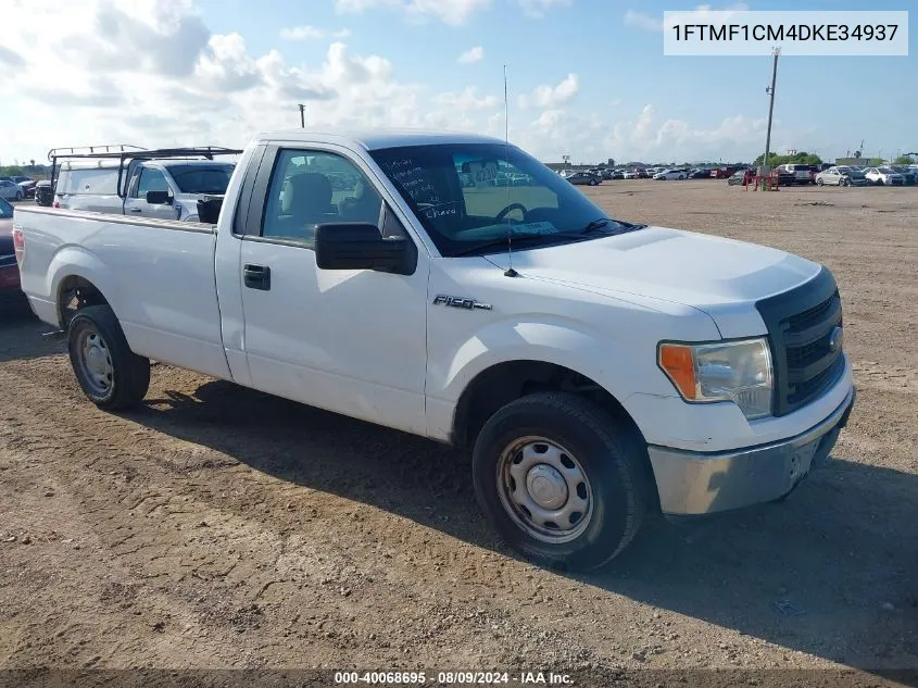 1FTMF1CM4DKE34937 2013 Ford F-150 Xl