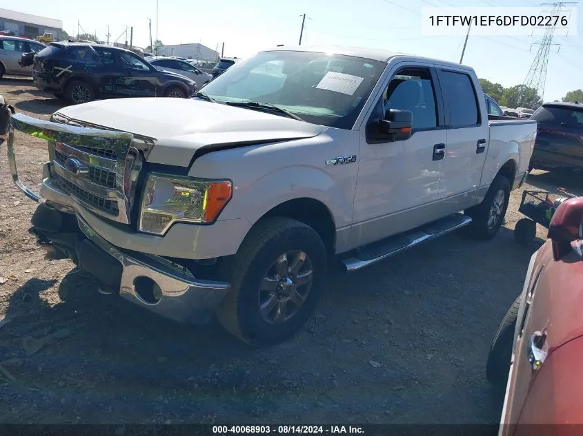 2013 Ford F-150 Xlt VIN: 1FTFW1EF6DFD02276 Lot: 40068903