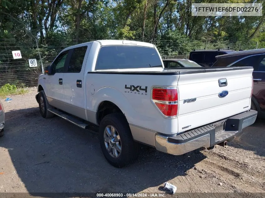 1FTFW1EF6DFD02276 2013 Ford F-150 Xlt