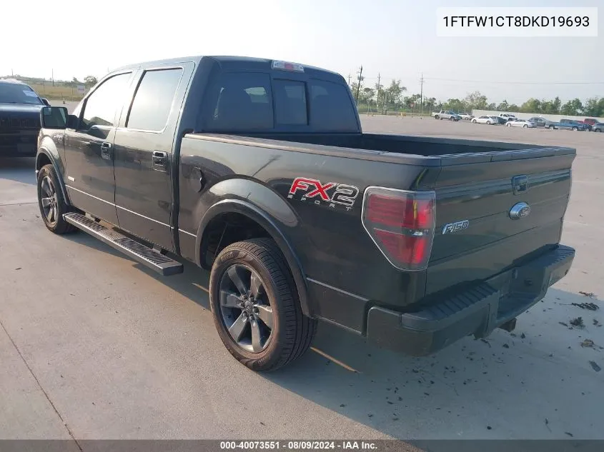 1FTFW1CT8DKD19693 2013 Ford F-150 Fx2