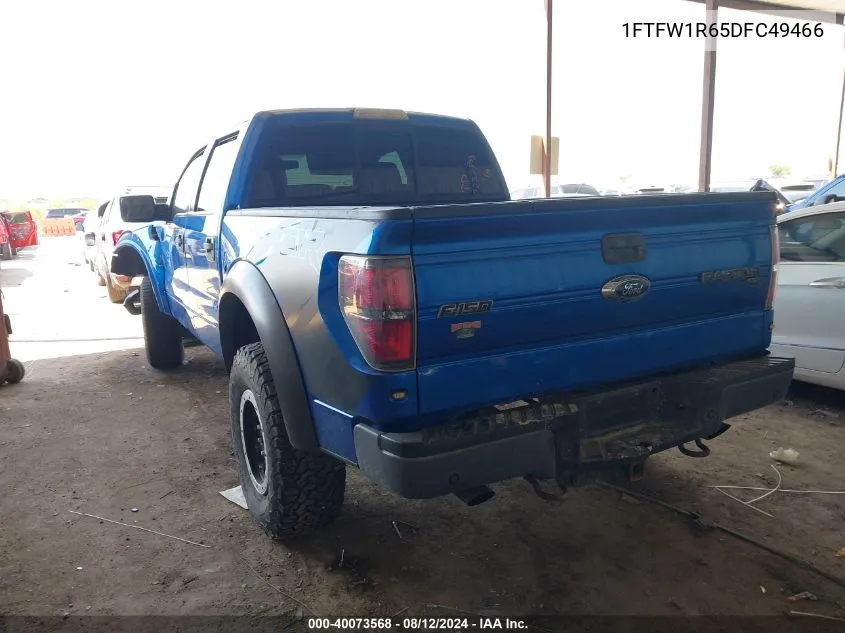 1FTFW1R65DFC49466 2013 Ford F-150 Svt Raptor