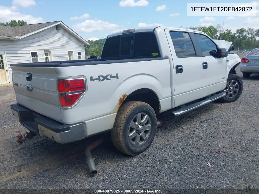 1FTFW1ET2DFB42872 2013 Ford F-150 Xlt