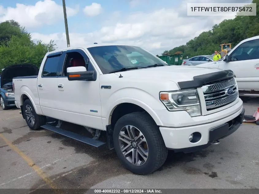 1FTFW1ET8DFB75472 2013 Ford F-150 Limited