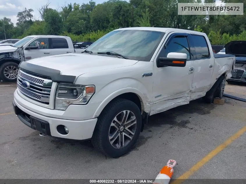 1FTFW1ET8DFB75472 2013 Ford F-150 Limited