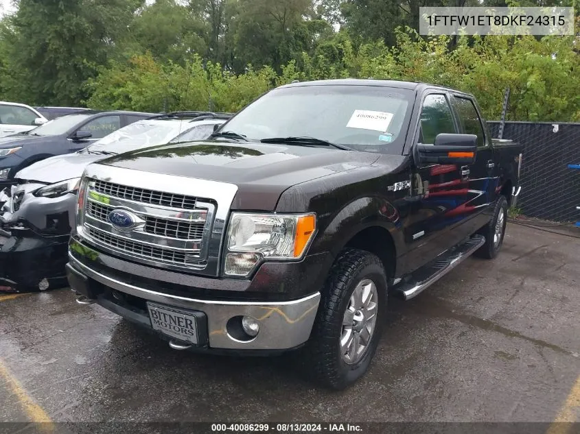 1FTFW1ET8DKF24315 2013 Ford F-150 Xlt