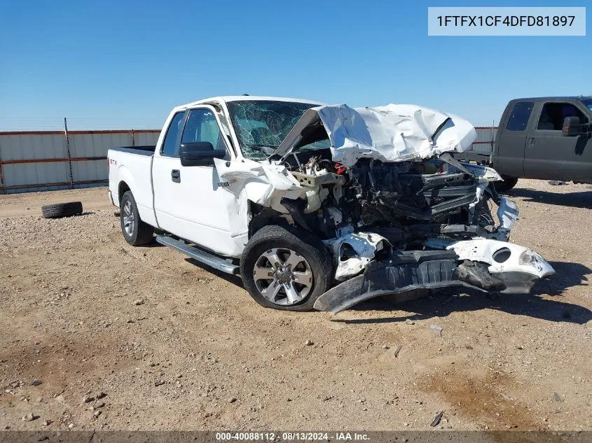 1FTFX1CF4DFD81897 2013 Ford F-150 Stx