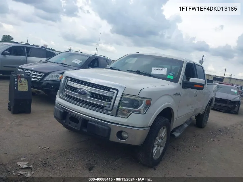 1FTFW1EF4DKD13185 2013 Ford F-150 Lariat