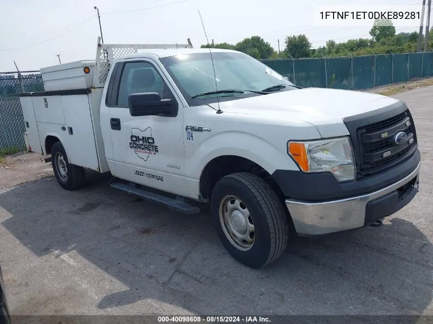 1FTNF1ET0DKE89281 2013 Ford F-150 Xl