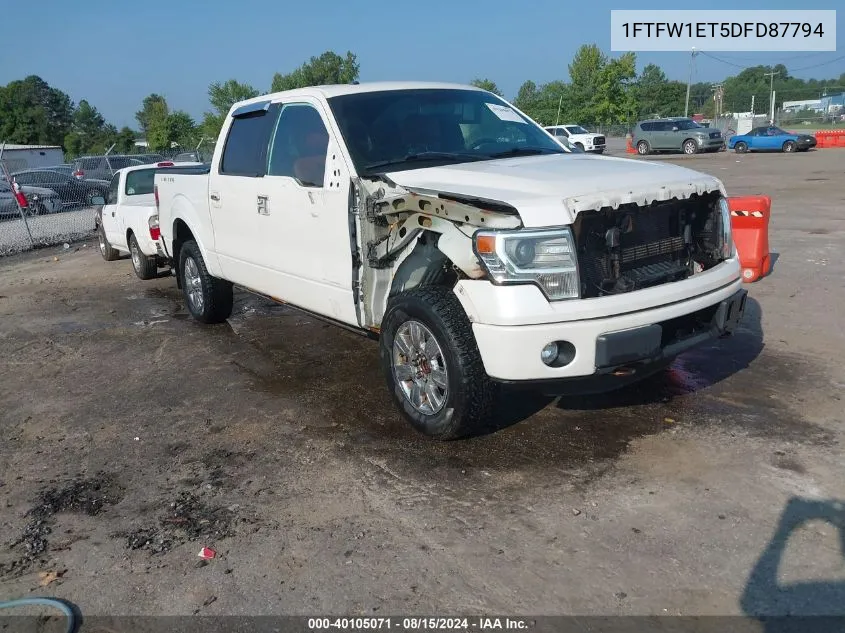 2013 Ford F-150 Limited VIN: 1FTFW1ET5DFD87794 Lot: 40105071