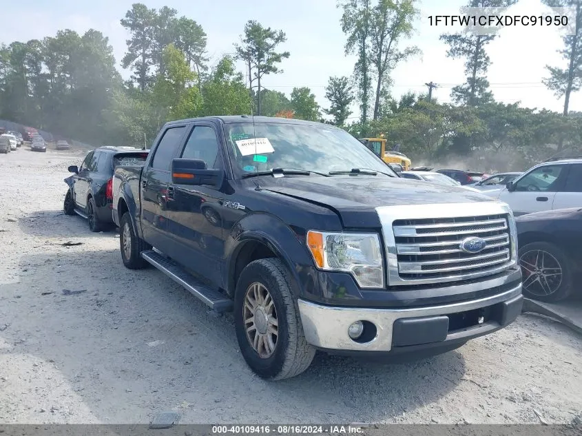 1FTFW1CFXDFC91950 2013 Ford F-150 Lariat