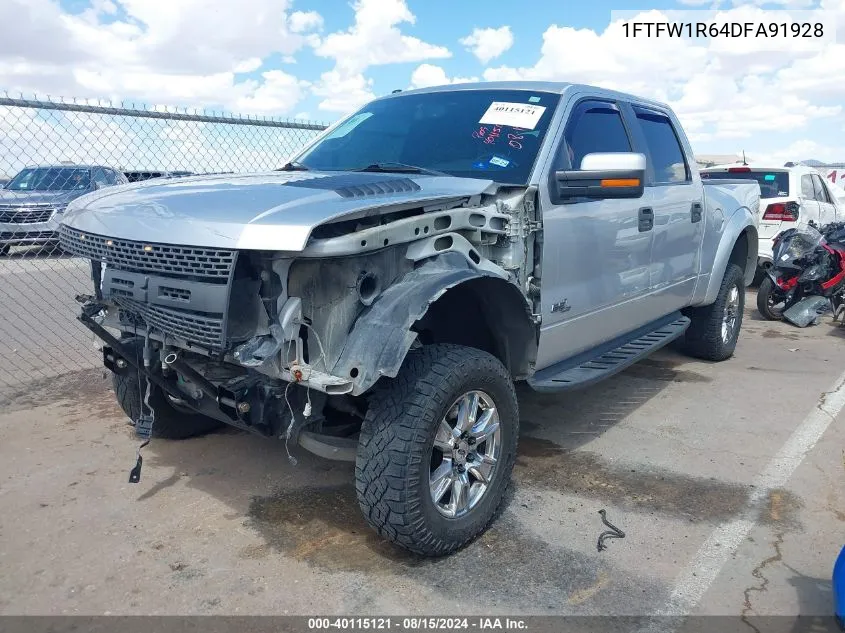 1FTFW1R64DFA91928 2013 Ford F-150 Svt Raptor