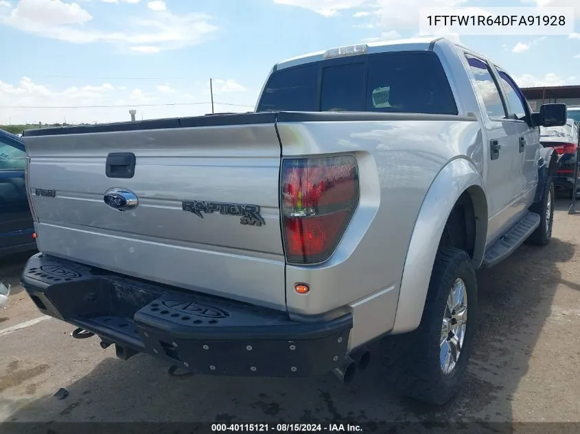 1FTFW1R64DFA91928 2013 Ford F-150 Svt Raptor