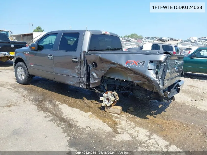 2013 Ford F-150 Xlt VIN: 1FTFW1ET5DKG24033 Lot: 40124084