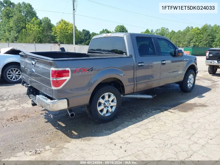 2013 Ford F-150 Xlt VIN: 1FTFW1ET5DKG24033 Lot: 40124084