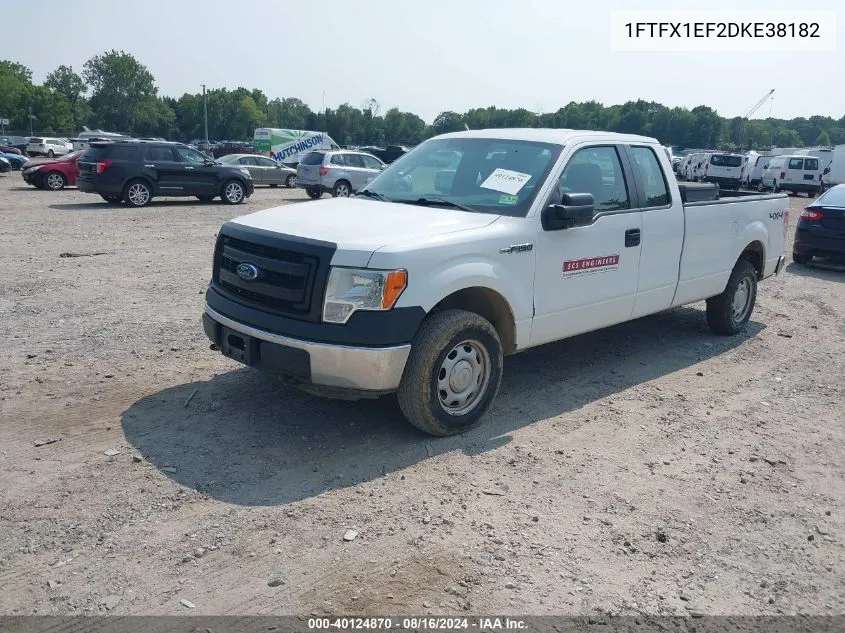 2013 Ford F-150 Xl VIN: 1FTFX1EF2DKE38182 Lot: 40124870