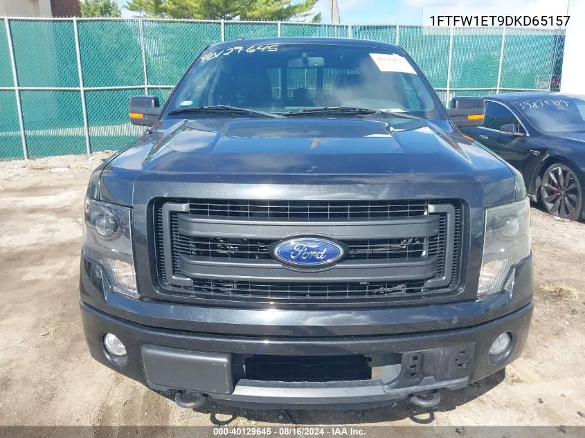 1FTFW1ET9DKD65157 2013 Ford F-150 Fx4