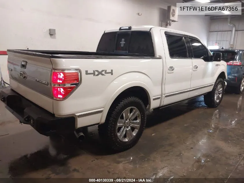 1FTFW1ET6DFA67366 2013 Ford F-150 Platinum