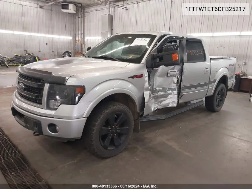 1FTFW1ET6DFB25217 2013 Ford F-150 Fx4