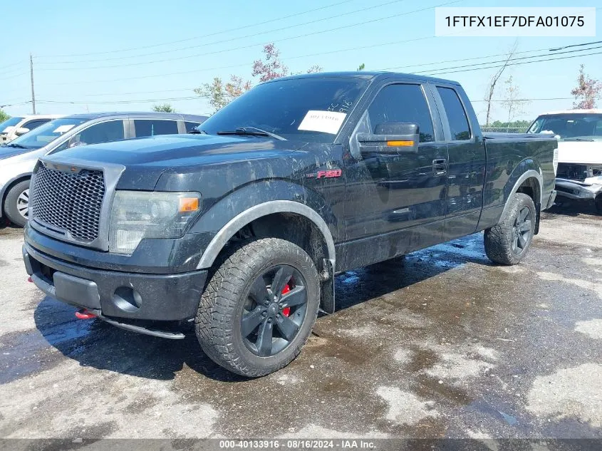 2013 Ford F-150 Fx4 VIN: 1FTFX1EF7DFA01075 Lot: 40133916