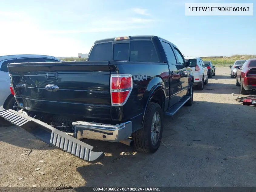 1FTFW1ET9DKE60463 2013 Ford F-150 Lariat