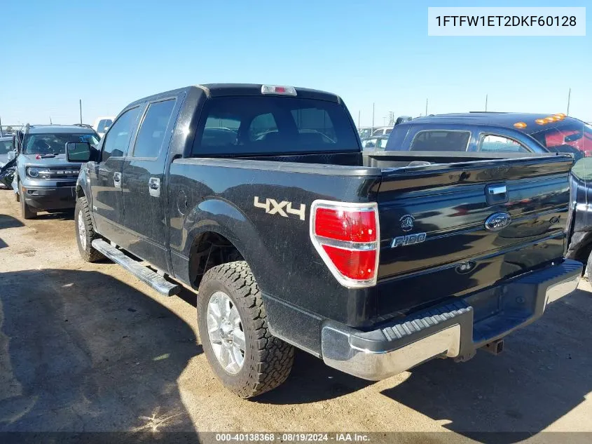 1FTFW1ET2DKF60128 2013 Ford F-150 Xlt