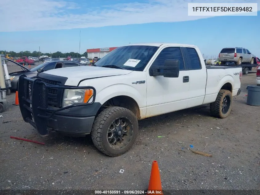 2013 Ford F-150 Xl VIN: 1FTFX1EF5DKE89482 Lot: 40150591