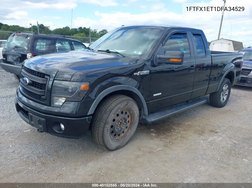 2013 Ford F-150 Fx4 VIN: 1FTFX1ET1DFA34529 Lot: 40152585