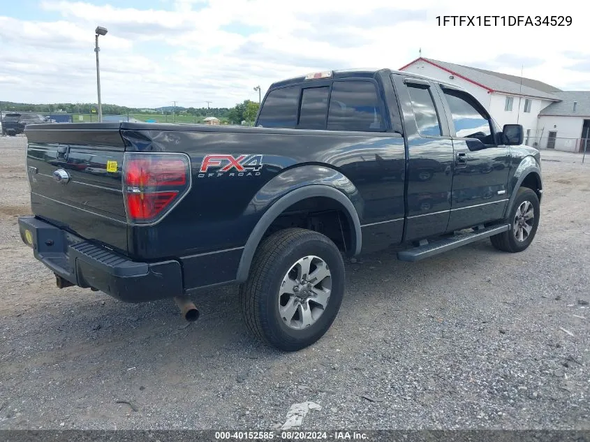 2013 Ford F-150 Fx4 VIN: 1FTFX1ET1DFA34529 Lot: 40152585