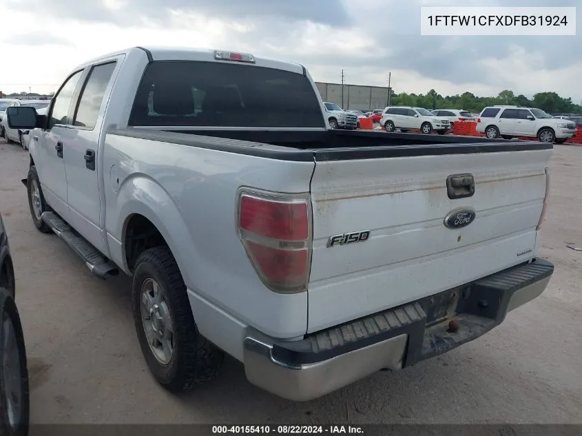 1FTFW1CFXDFB31924 2013 Ford F-150 Xlt