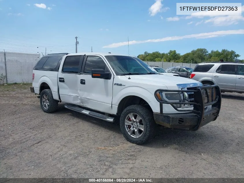 2013 Ford F-150 Xlt VIN: 1FTFW1EF5DFD27363 Lot: 40156084